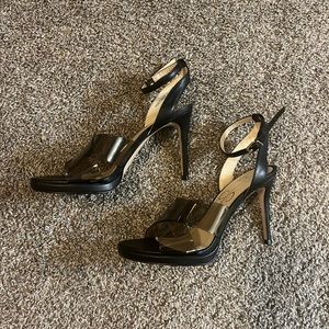 BRAND NEW Jessica Simpson Davia Heel Sandal Black Size 6.5